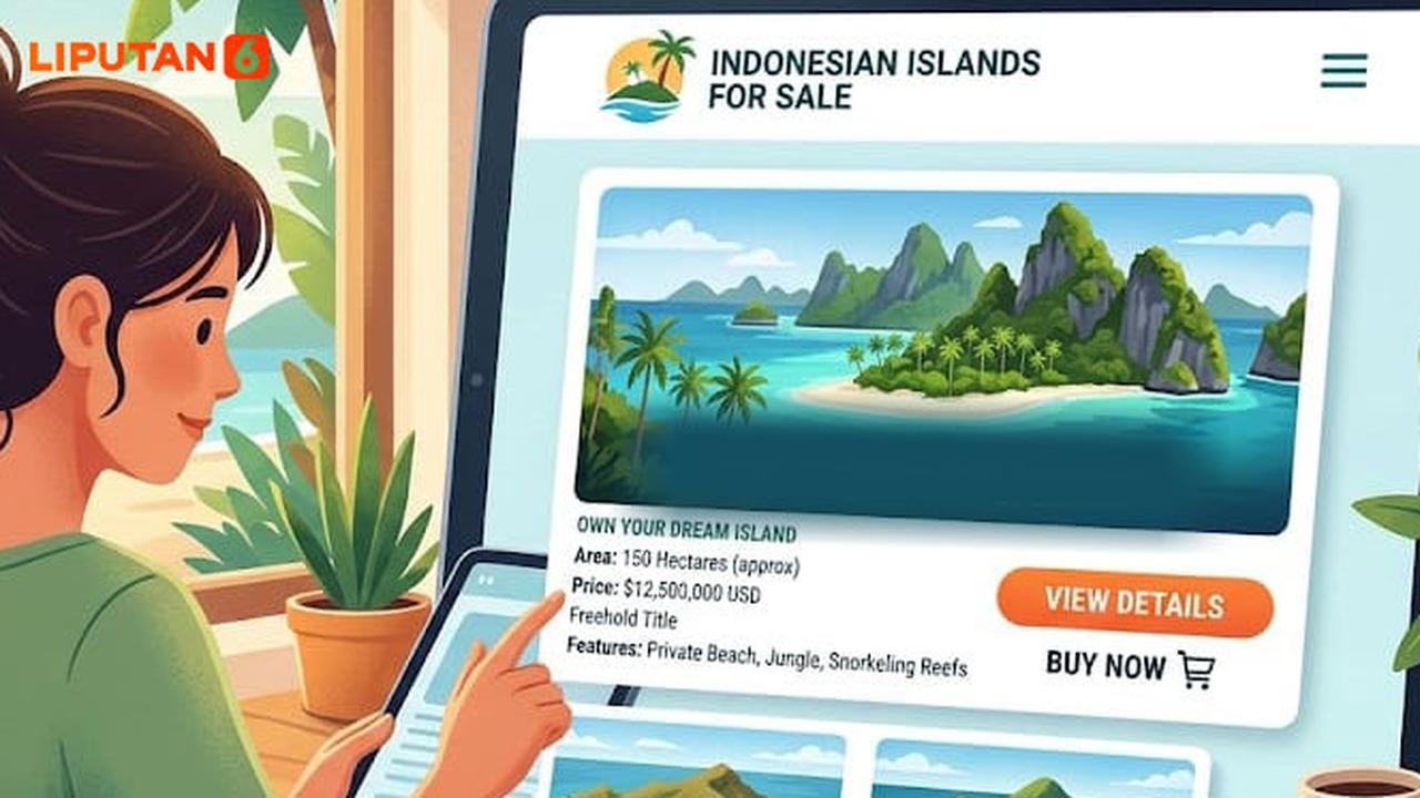 Gawat, Iklan Jual Pulau RI Marak di Media Sosial dan Situs Asing