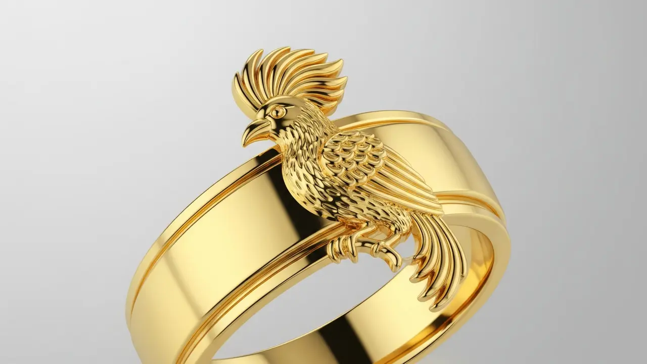 Model Cincin Emas Cendrawasih (Image by Gemini AI)