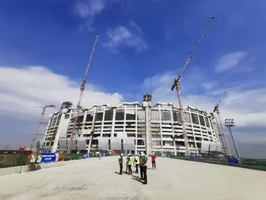 Jakarta International Stadium diproyeksikan berkapasitas 82 ribu penonton dan kedepannya, stadion itu akan menjadi markas klub Persija Jakarta. (Foto: Dok Humas Pemprov DKI Jakarta)