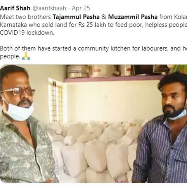 Kakak Beradik di India Rela Jual Tanah Demi Bantu Warga Terdampak Corona