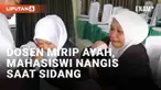 Seorang mahasiswi di Mandailing Natal, Sumatera Utara menangis di sidang skripsi. Ia menangis tersedu-sedu selama sidang skripsi, bukan karena gagal presentasi maupun tidak lulus. Seorang dosen penguji membuatnya menangis karena mirip dengan almarhum...