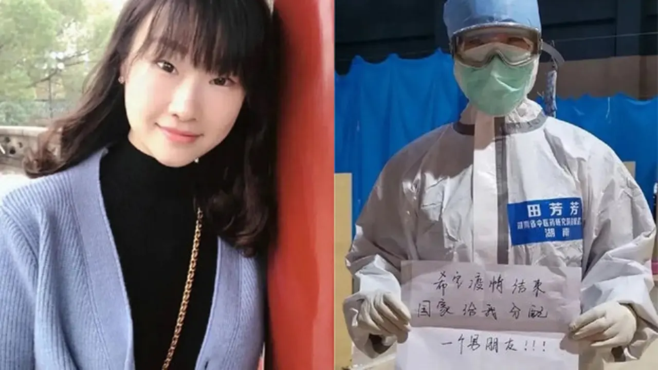Fokus Bantu Pasien Corona, Perawat di Wuhan Minta Pemerintah Mencarikannya Pacar