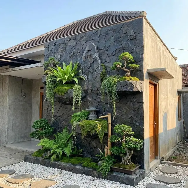 Taman Dinding Zen (Vertical Garden) (Gemini AI)