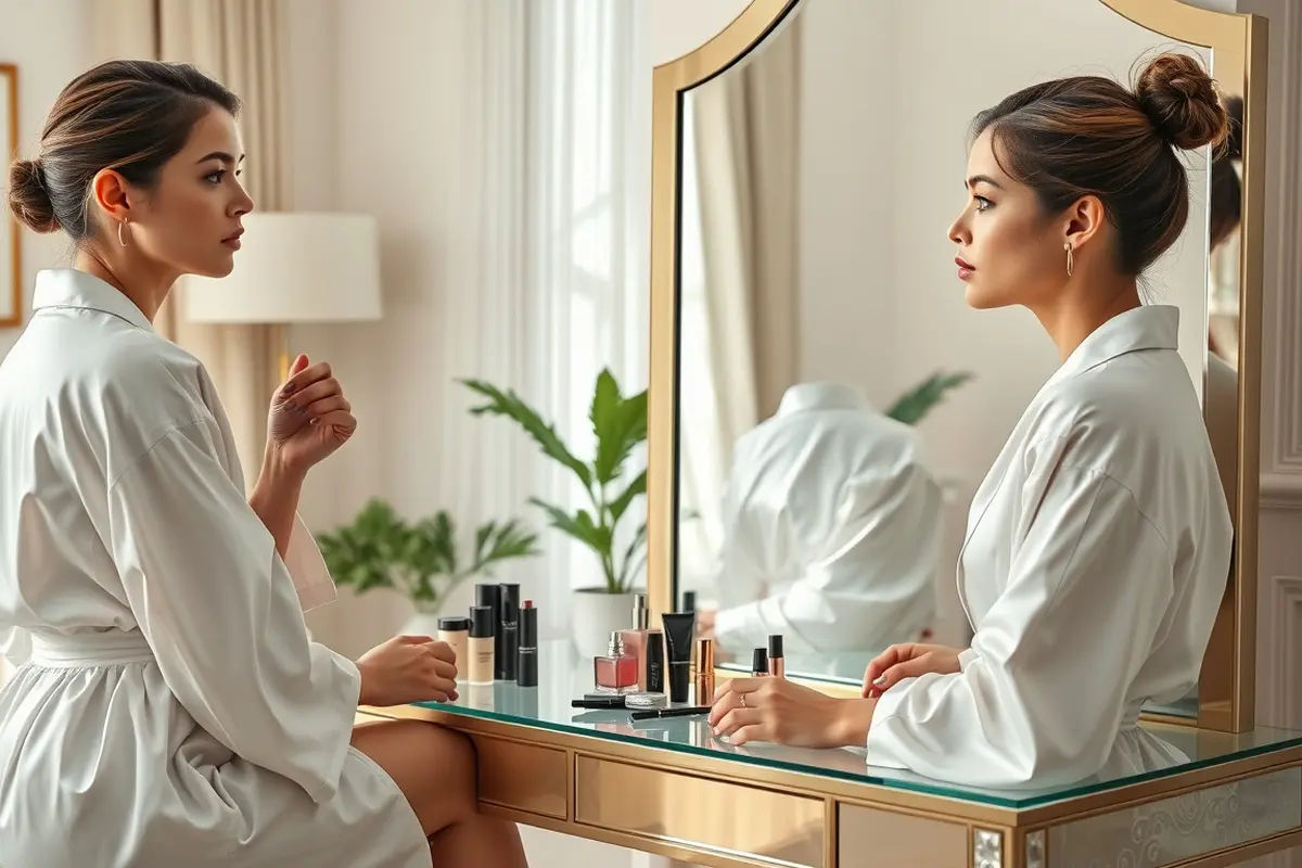 mimpi bermakeup