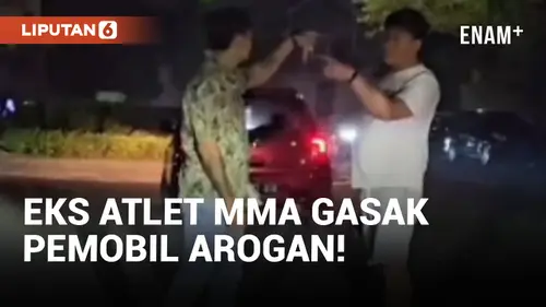 VIDEO: Pengendara Mobil Arogan Dilumpuhkan Mantan Atlet MMA Rudy Golden Boy