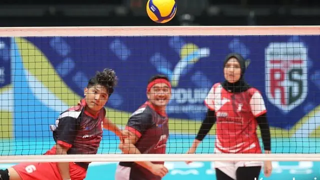 9 Potret Aksi Jirayut di Laga Pembuka Fun Volley Ball 2024, Jadi MVP