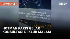 Hotman Paris Buka Konsultasi Gratis di Klub Malam