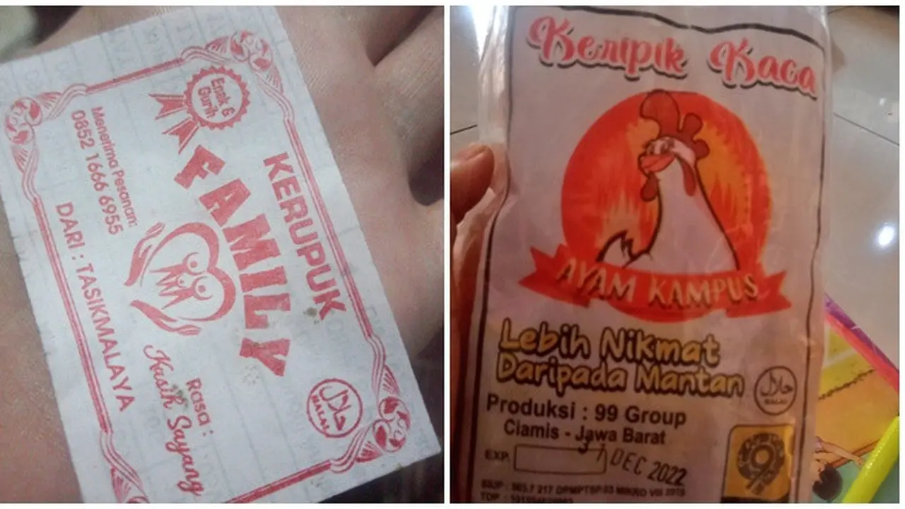 6 Tulisan Nyeleneh di Bungkus Kerupuk Ini Bikin Pembeli Geleng Kepala