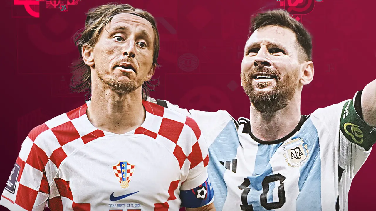 Piala Dunia 2022 - Head to Head Luka Modric Vs Lionel Messi