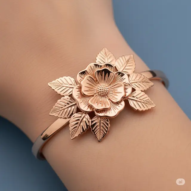 Model Gelang Suasa 5 Motif Bunga Terkini.