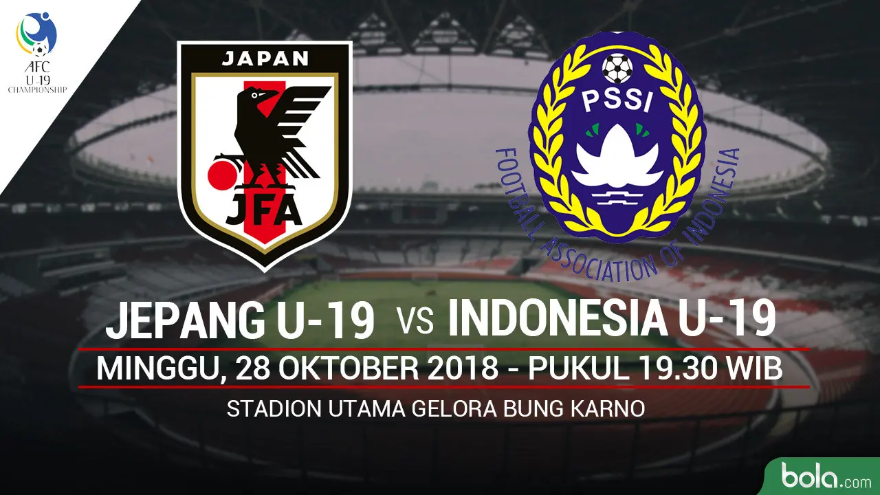 Jepang U-19 Vs Indonesia U-19