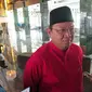 Ketua DPD PDI Perjuangan Lampung, Sudin saat diwawancarai usai kegiatan halal bihalal kade PDI Perjuangan se Lampung. Foto: (Liputan6.com/Ardi)