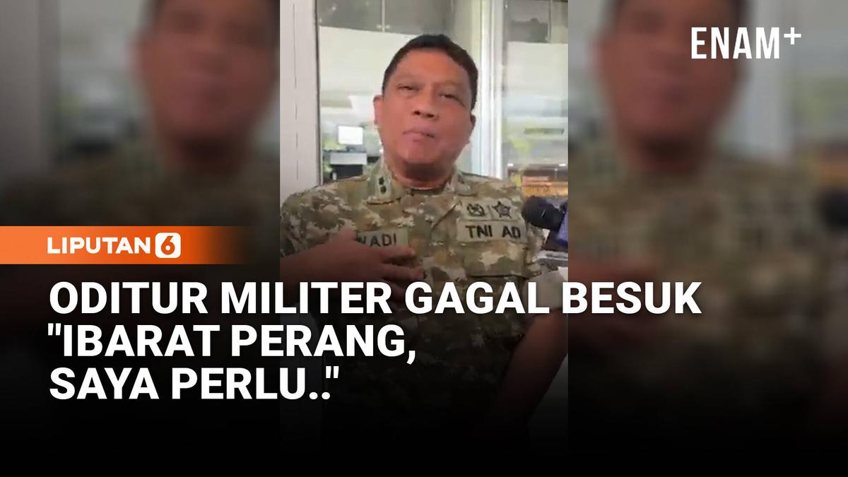 Ketika Oditur Berseragam TNI Gagal Jenguk Andrie Yunus di RS: Ibarat Perang Saya Perlu..