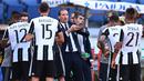 Allegri merupakan salah satu pelatih terbaik di Eropa. Pelatih berusia 52 tahun ini mampu menjaga timnya tetap hidup meskipun sempat pincang karena ditinggalkan pemain bintang. (AFP/Vincenzo Pinto)