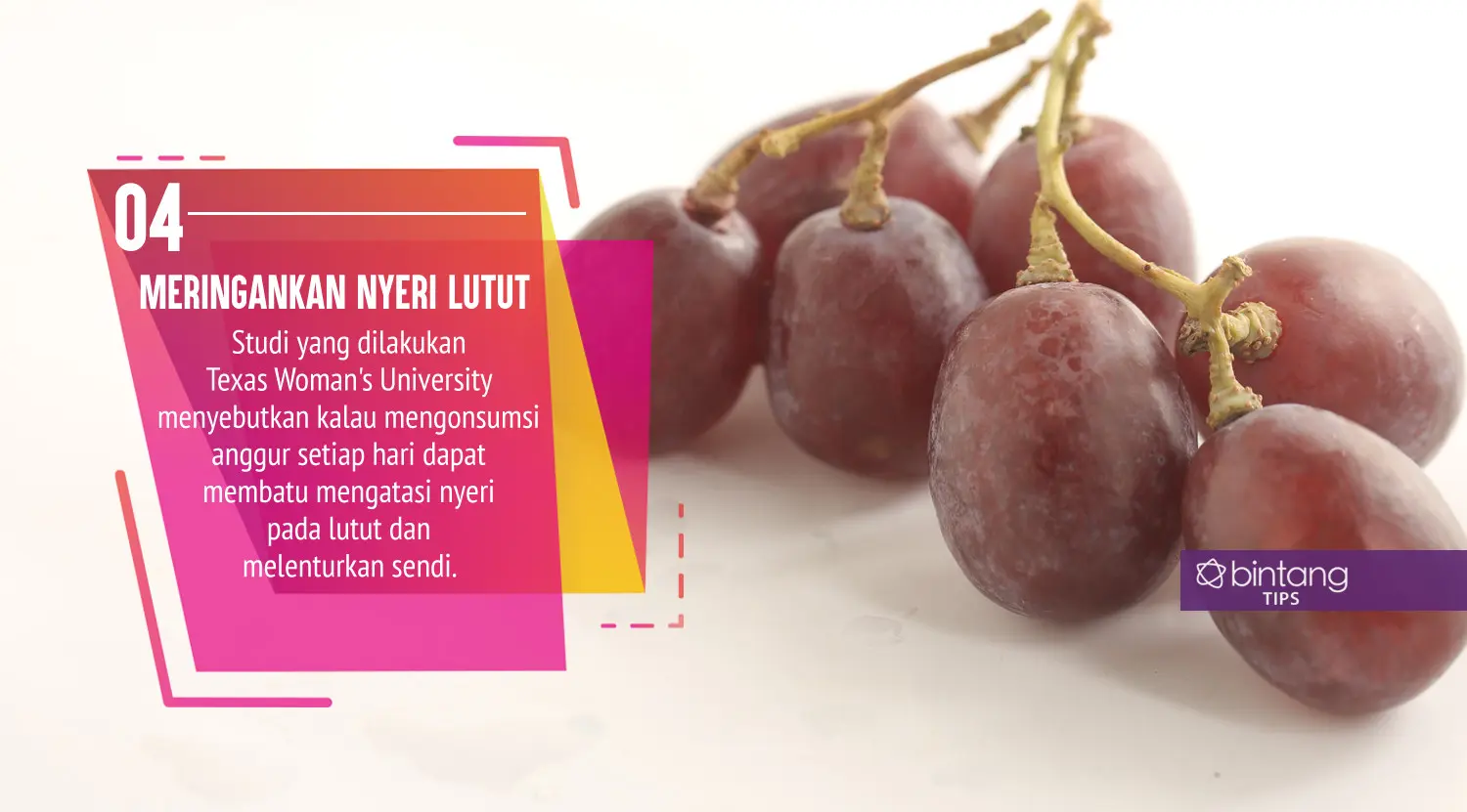 Ini lho manfaat anggur untuk kesehatan. (Foto: Daniel Kampua, Digital Imaging: Nurman Abdul Hakim/Bintang.com)