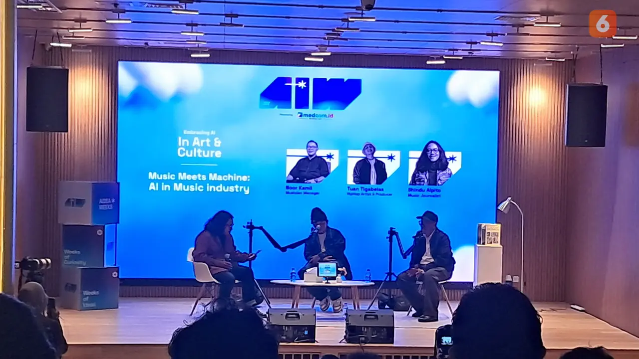 AiDEA Weeks 2025 gelar live podcast bertajuk "Music Meets: AI in Music Industry"