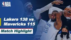 Berita video highlights NBA 2020/2021 antara LA Lakers melawan Dallas Maverick yang berakhir dengan skor 138-115, Sabtu (26/12/2020) siang hari WIB.