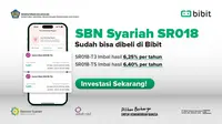 Screenshot SBN Syariah SR018 yang resmi diterbitkan Kementerian Keuangan RI dengan masa penawaran yang berlangsung pada tanggal 3-29 Maret 2023. (Liputan6.com/HO)