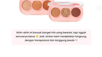 Pinkflash Klarifikasi Temuan BPOM RI Soal Kosmetik Pan Eyeshadow yang Mengandung Bahan Berbahaya