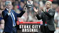 Stoke City vs Arsenal (Liputan6.com/Sangaji)