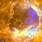 Penampakan Wajah di Antara Nebula di Angkasa Luar, Hantu Alien? (ESA)