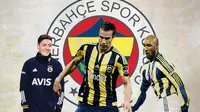 Fenerbahce - Mesut Ozil, Robin van Persie, Nicolas Anelka (Bola.com/Adreanus Titus)