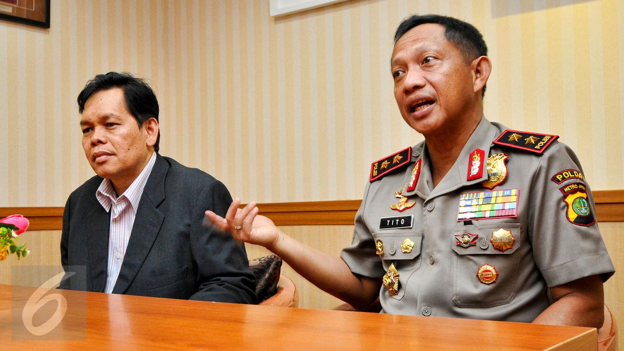 20150707-Bahas Sahur On The Road yang Menyimpang, Kapolda dan MUI Gelar Pertemuan-Jakarta-Kapolda Metro Jaya Irjen Tito Karnavian dan Wakil Sekjen MUI Amirsyah Tambunan 2