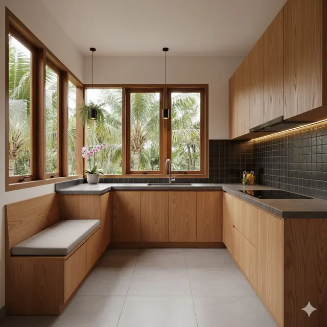 7 Model Dapur Minimalis Bentuk U, Fungsional dan Nyaman untuk Aktivitas Masak Harian