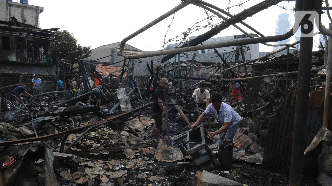 Kebakaran Pasar Kambing Tanah Abang