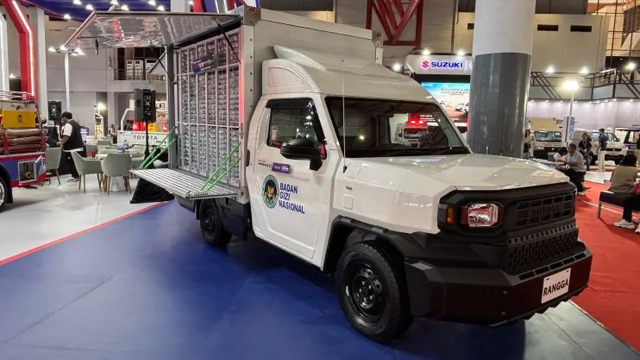 Deretan Mobil Niaga untuk MBG yang Mejeng di GIICOMVEC 2026 (Arief A/Liputan6.com)