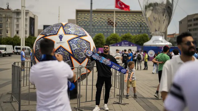 Suasana Istanbul Jelang Final Liga Champions 2023