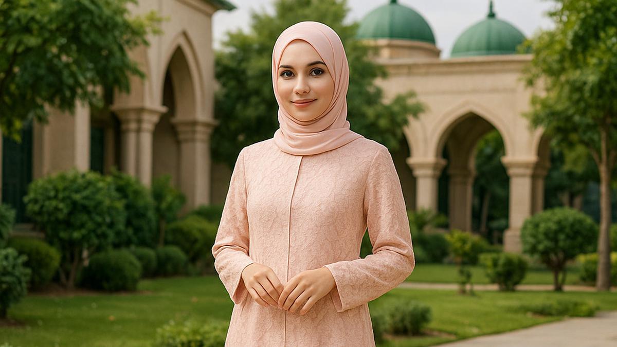 8 Rekomendasi Gamis Brokat Belah Depan yang Sedang Tren di 2025, Tampil Elegan di Acara Spesial