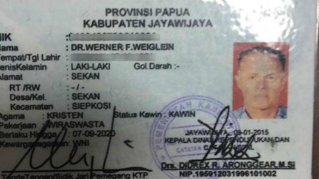 nama aneh di ktp Paket Tengkorak Menguak KTP Jayawijaya Milik WN Jerman 
