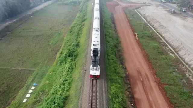 Delapan kereta api di Daop 5 Purwokerto dalam program Loyality Programs PT KAI. (Foto: Liputan6.com/KAI Daop 5 PWT/Muhamad Ridlo)