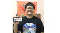 Isa Indra Permana, seniman pembuat Google Doodle Benyamin Sueb. Dokumentasi pribadi Isa Indra Permana