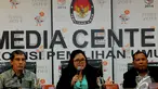 Komisi Pemilihan Umum menggelar konferensi pers terkait e-voting, Jakarta, Jumat (7/11/2014) (Liputan6.com/Faisal R Syam)