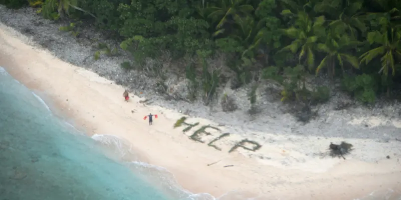 20160412-Kisah Penyelamatan Tiga Pelaut yang Terdampar di Pulau Tak Berpenghuni-Pasifik