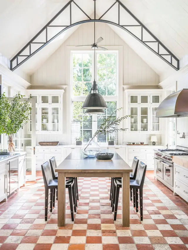 11 Inspirasi Lantai Dapur Aesthetic yang Tahan Lama dan Menawan