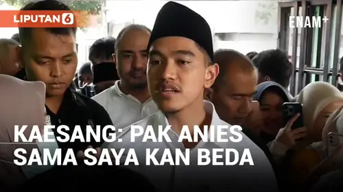 VIDEO: Kaesang Sebut Dirinya Berbeda dari Anies Saat Ditanya Soal Pilgub Jakarta