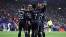 Kemenangan ini juga membuat Barcelona gagal merayakan gelar juara lebih cepat di Liga Spanyol musim ini. (AFP/Josep Lago)