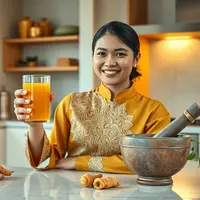 resep kunyit asam ©Ilustrasi dibuat AI