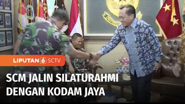 Jajaran SCM gelar silaturahmi dengan jajaran Kodam Jaya pada Senin (05/12). Dalam pertemuan ini juga dibahas kerja sama kedua pihak khususnya dalam penyebaran informasi kegiatan Kodam Jaya.