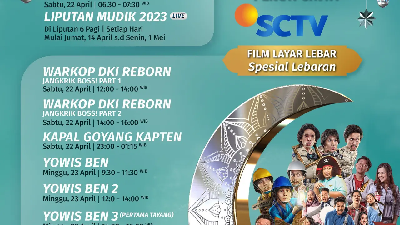 Sajian Lebaran Penuh Cinta di SCTV (Foto: dok SCTV)