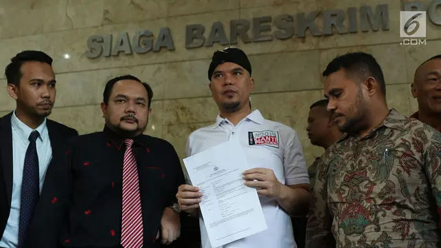 Ahmad Dhani Lapor ke Bareskrim Mabes Polri