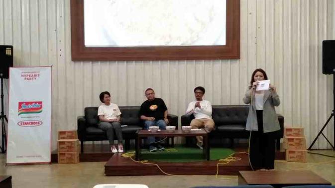 Indomie Gandeng Starcross Luncurkan Produk Hype Abis (Sumber: Liputan6.com/Novita Ayuningtyas)