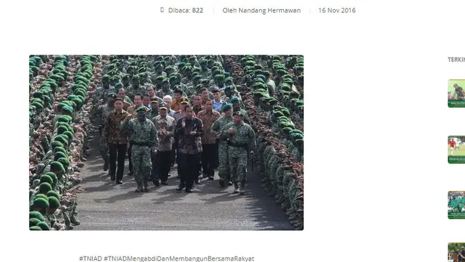 <p>Penelusuran klaim pemerintah berangkatkan 20 ribu prajurit ke Al Zaitun</p>
