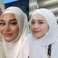 Aurel Hermansyah dan Nagita Slavina Sebelum Berangkat Haji. [Instagram]