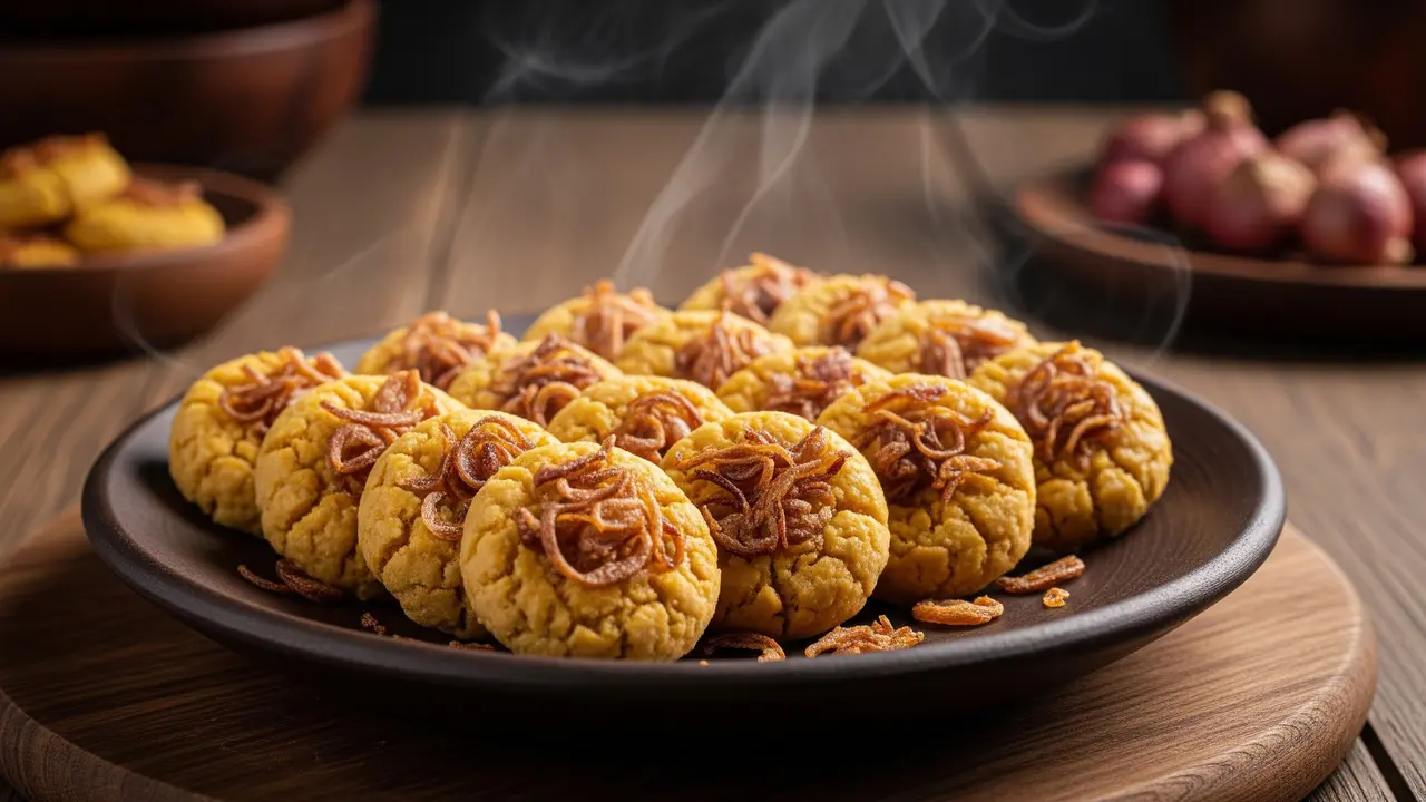 Kue Kering Bawang Goreng Takaran Gelas