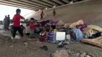 Warga Yazidi Jalan Kaki 7 Hari Tinggalkan Gunung Sinjar