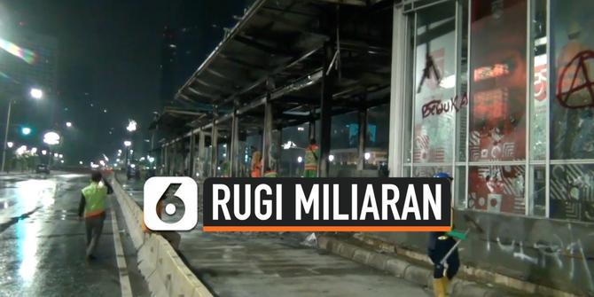 VIDEO: 25 Halte Rusak, PT Transjakarta Rugi Rp 65 Miliar